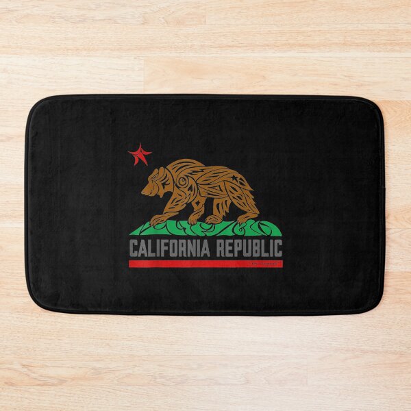 Item preview, California Republic Flag Tribal Grizzly Bear Org Colors designed and sold by idabry.