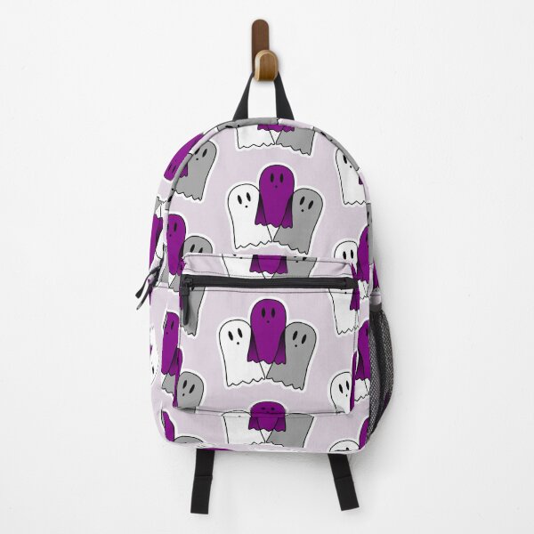 Item preview, Subtle Pride Spooky Cute Ghosts Ace/Demi Flag designed and sold by Jenna Rideout.