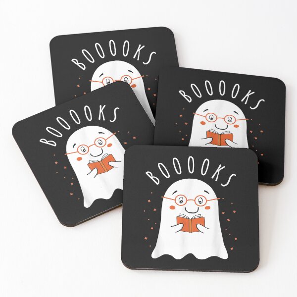 Item preview, Halloween Teacher Librarian Books Reading Ghost Pun BOOOOKS designed and sold by sharpYSbell.