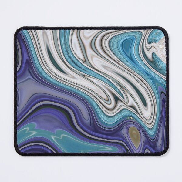 Item preview, nautical summer beach ocean blue swirls designed and sold by LEILA ART SPACE.
