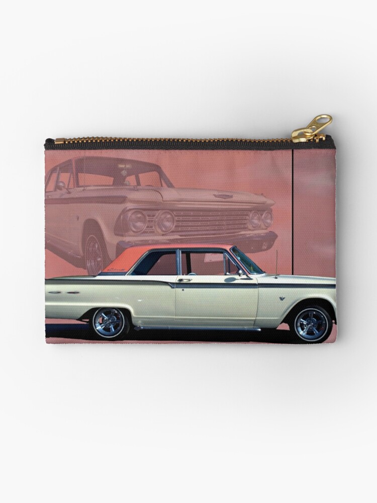 1962 ford fairlane 2 door sports coupe zipper pouch by teemack redbubble 1962 ford fairlane 2 door sports coupe zipper pouch by teemack redbubble