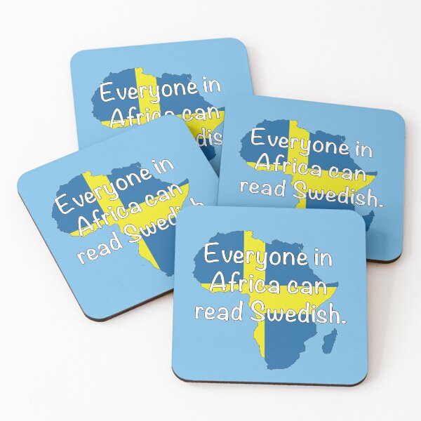 Item preview, Everyone in Africa can read Swedish designed and sold by Paddock9Designs.
