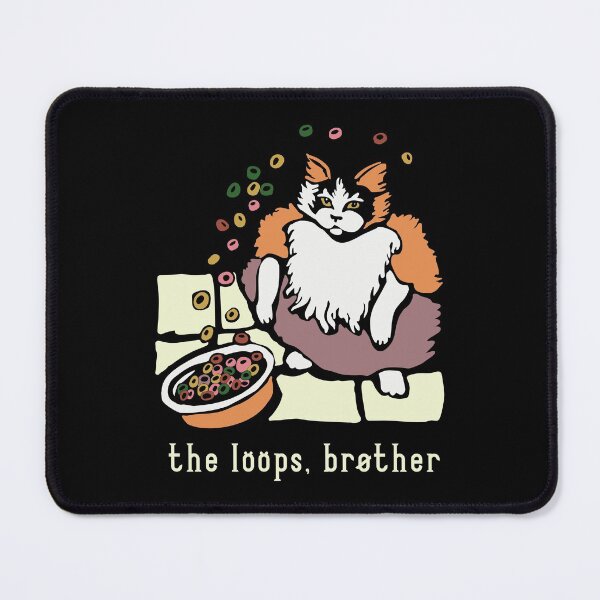 Item preview, Fruit Loops Cat Meme The Loops Brother designed and sold by okpinsPets.