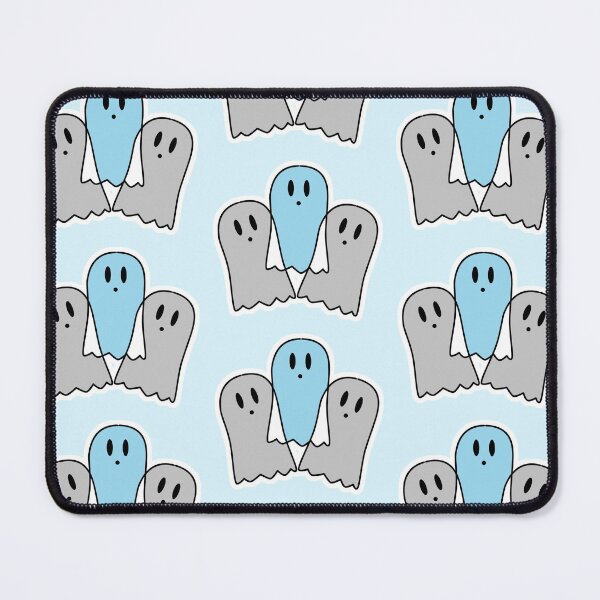 Item preview, Subtle Pride Spooky Cute Ghosts Demiboy Flag designed and sold by Jenna Rideout.