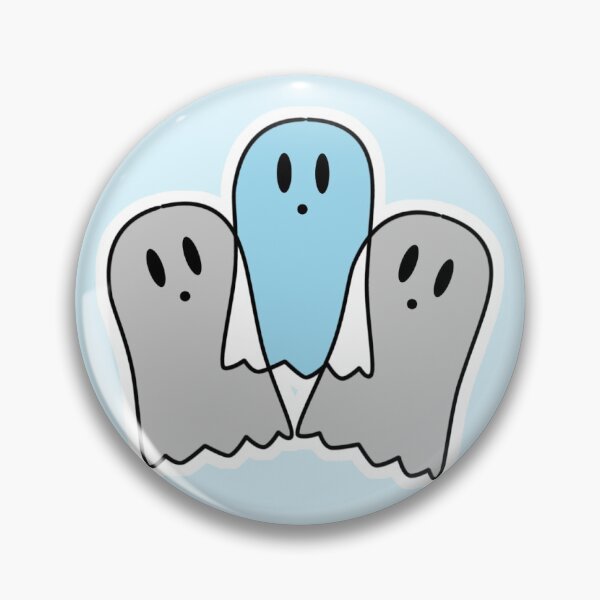Item preview, Subtle Pride Spooky Cute Ghosts Demiboy Flag designed and sold by Jenna Rideout.