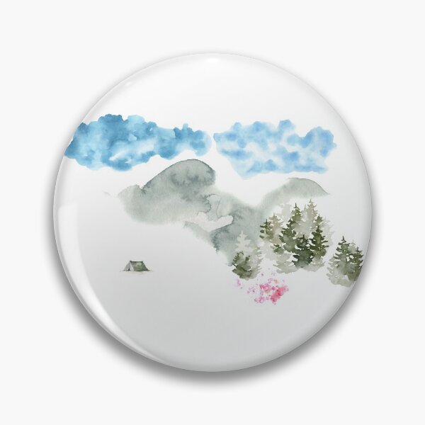 Item preview, Hiking memory aquarell design designed and sold by Faith-NatureArt.