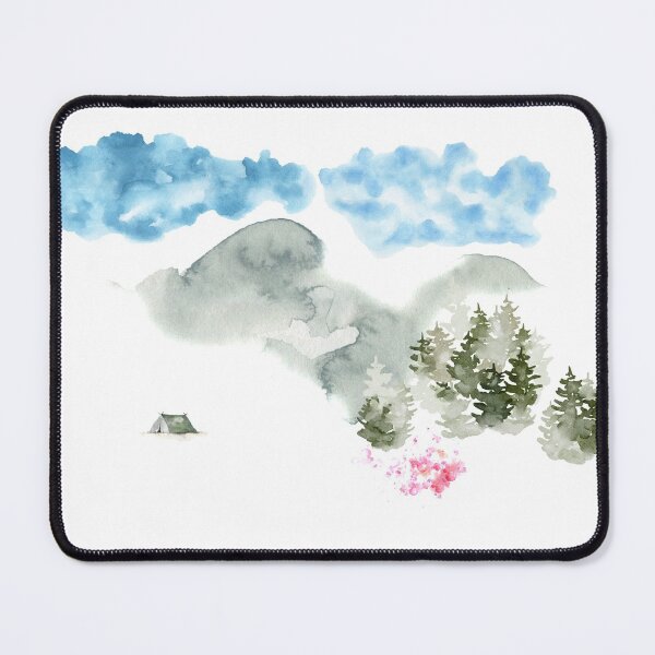 Item preview, Hiking memory aquarell design designed and sold by Faith-NatureArt.