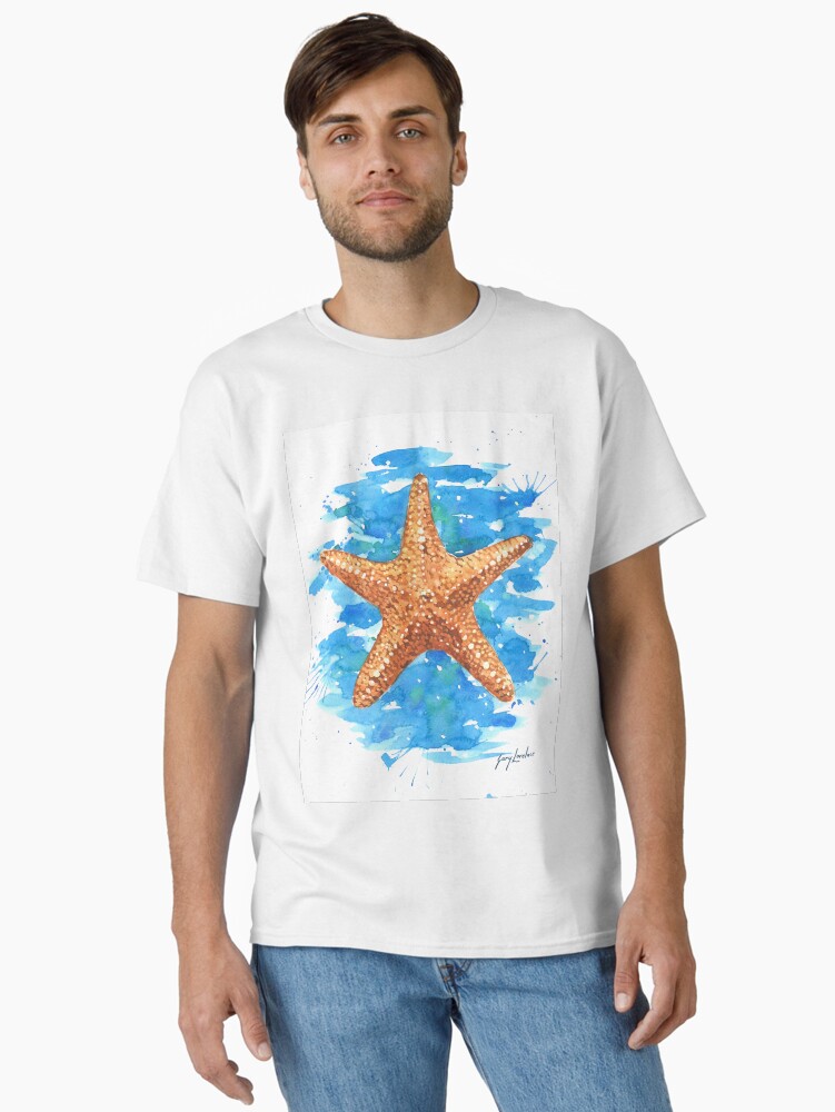 Thumbnail 2 of 7, Classic T-Shirt, Starfish designed and sold by artmangary.