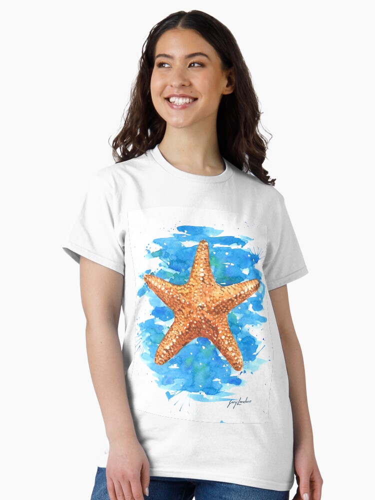 Thumbnail 1 of 7, Classic T-Shirt, Starfish designed and sold by artmangary.