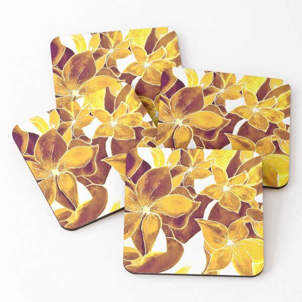 Item preview, Golden Frangipanis designed and sold by Minxylynx4.