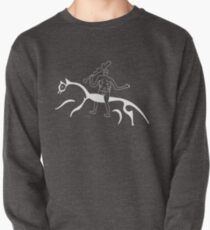 Cern Abbas Giant reitet das weiße Pferd Sweatshirt