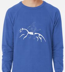 Cern Abbas Giant reitet das weiße Pferd Leichtes Sweatshirt