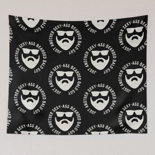 Item preview, Funny bald man with a beard design.  just another sexy ass bearded bald guy. designed and sold by NobelFashion.