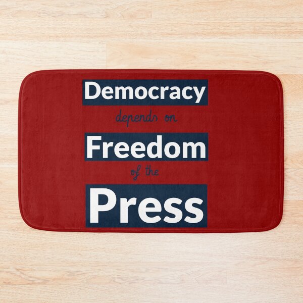 Item preview, Democracy Depends on Freedom of the Press. International Press Freedom Day designed and sold by Rebel-Design.