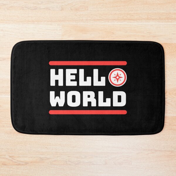 Item preview, Hello World Quote Text designed and sold by Indian Unity Club.