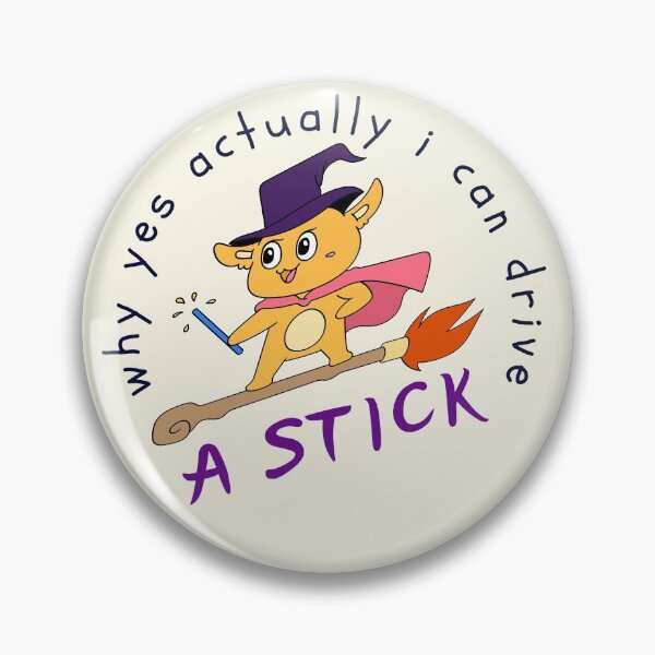 Item preview, Why yes actually I can drive a stick - Witch - Halloween - Purple designed and sold by OMdesign10.