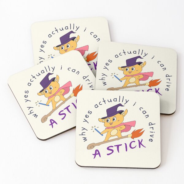 Item preview, Why yes actually I can drive a stick - Witch - Halloween - Purple designed and sold by OMdesign10.