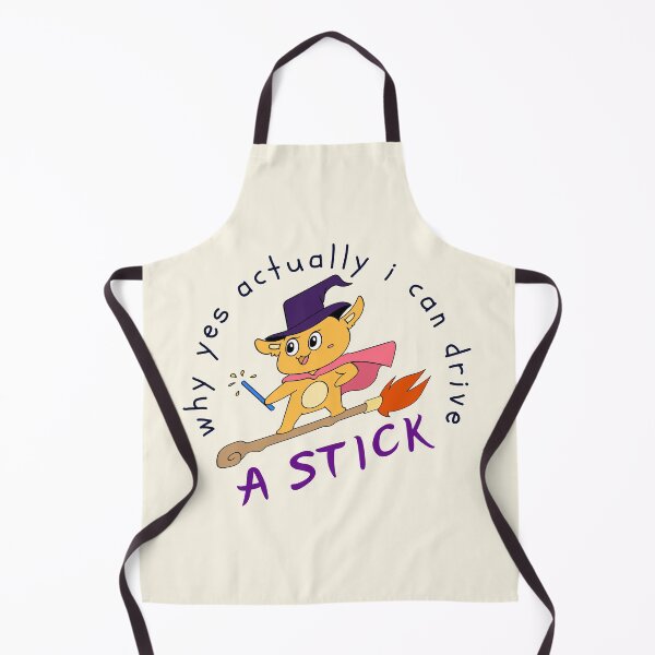 Item preview, Why yes actually I can drive a stick - Witch - Halloween - Purple designed and sold by OMdesign10.