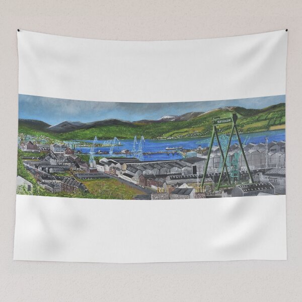Item preview, Port Glasgow, Goliath River designed and sold by CrossanArt.