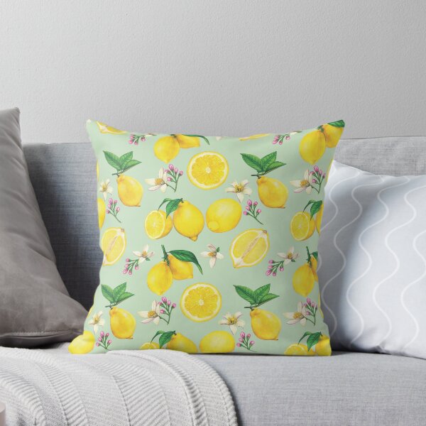 Item preview, Lemon watercolor seamless designed and sold by ajamshed.