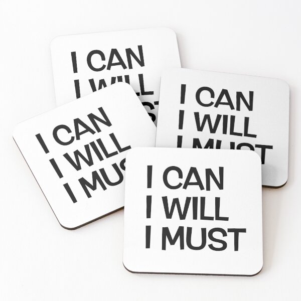 Item preview, I CAN I WILL I MUST designed and sold by SuyogDesign.