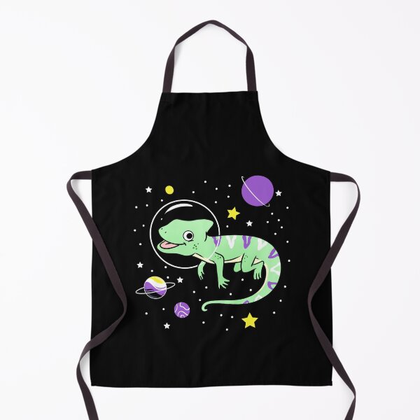 Item preview, Nonbinary Chameleon In Space Nonbinary Pride designed and sold by queerappear.