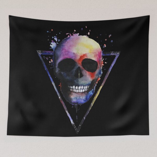 Item preview, WaterColor Skull In Triangle designed and sold by Anzarr.