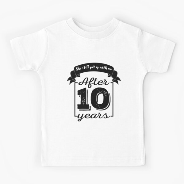 10 Years Married Funny Couple 10st Anniversary Husband Wife 10