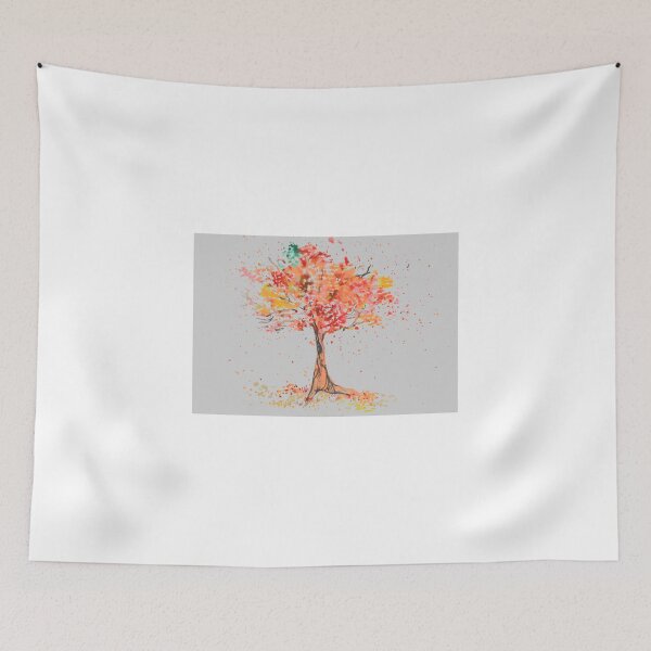 Item preview, Watercolor of autumn tree designed and sold by oanaunciuleanu.