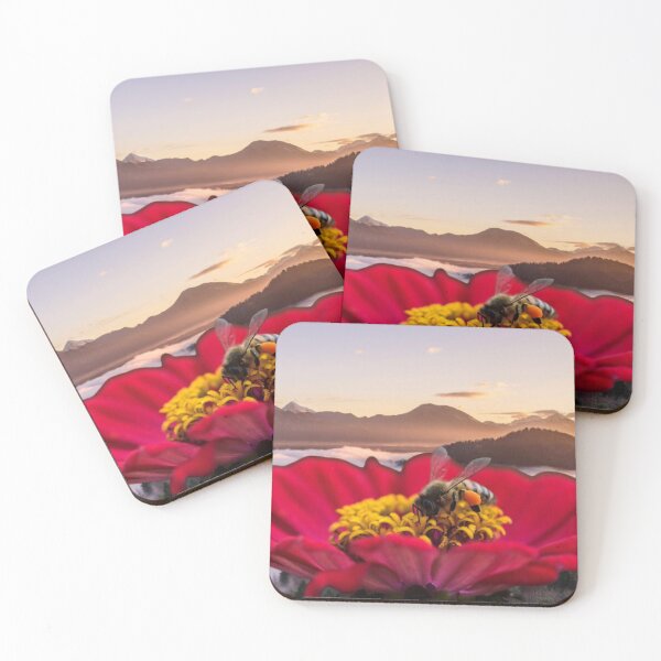 Item preview, Flower bee pollination honey blooming bloom designed and sold by greengoodnich.