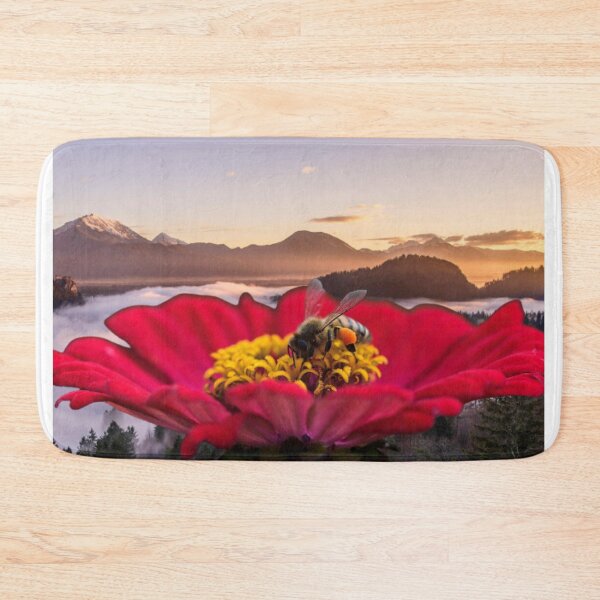 Item preview, Flower bee pollination honey blooming bloom designed and sold by greengoodnich.