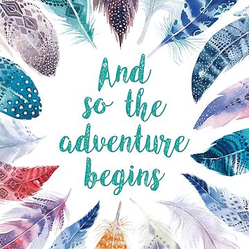 Imagen de la obra Feathers, And so the adventure begins de weloveboho