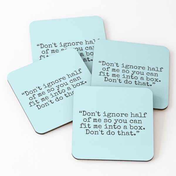Item preview, Don_t ignore half of me - The Seven Husbands of Evelyn Hugo Quote   designed and sold by JasonVanbi.
