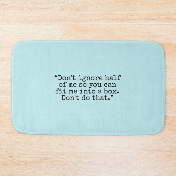 Item preview, Don_t ignore half of me - The Seven Husbands of Evelyn Hugo Quote   designed and sold by JasonVanbi.