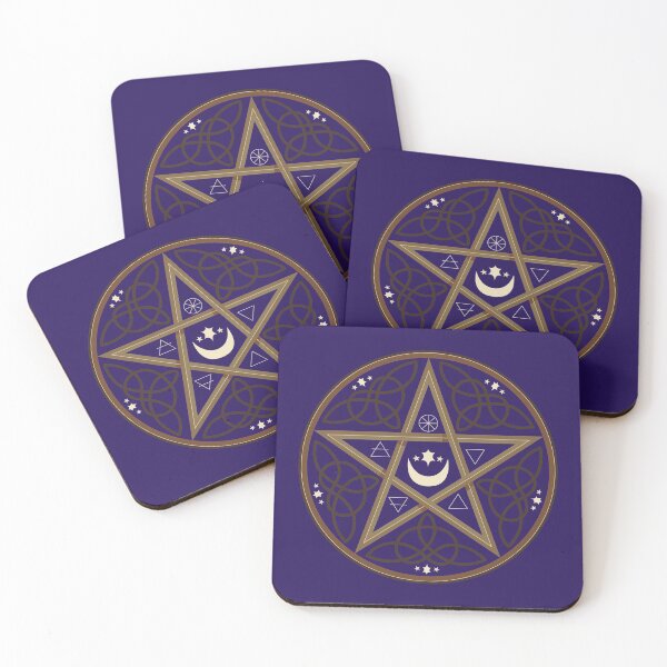 Item preview, Pentagram Illustration - celtic satan design designed and sold by Hanger52.