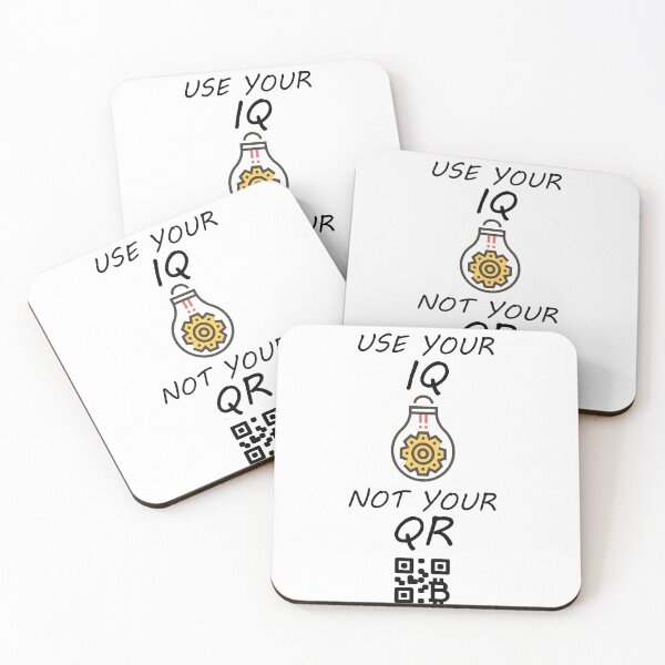 Item preview, Use Your IQ Not Your QR designed and sold by MoEndomey.