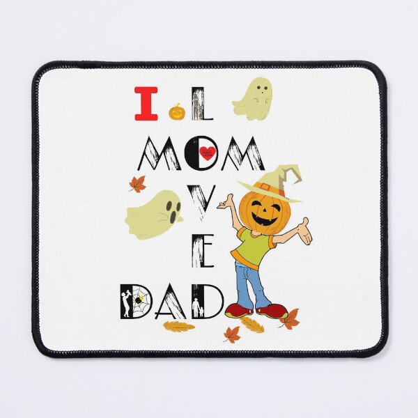 Item preview, I love mom and dad halloween funny pumpkin  designed and sold by John-merou.