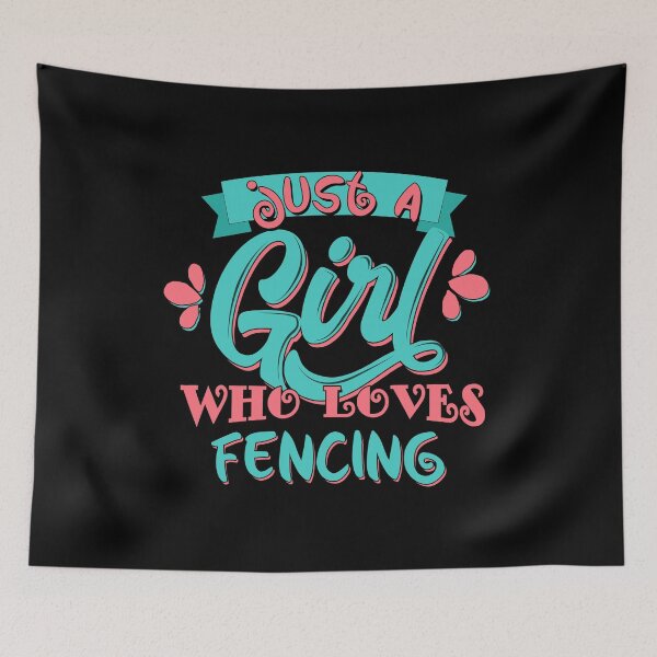 Item preview, Just A Girl Who Loves Fencing Gift graphic designed and sold by theodoros20.