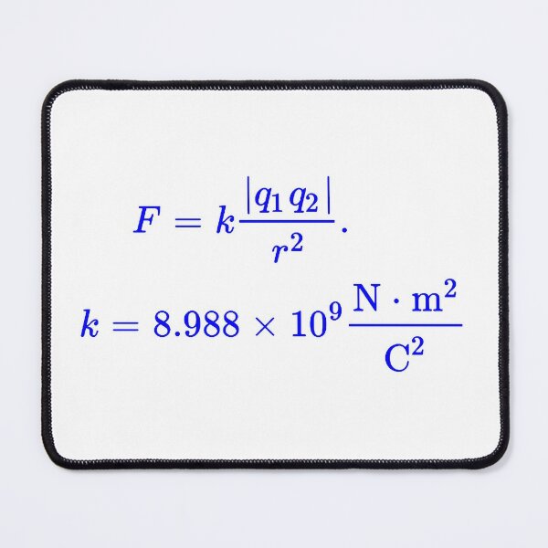 Coulomb's Law Mouse Pad