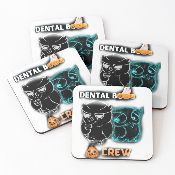 Item preview, DENTAL BOO CREW active T-Shirt in halloween  designed and sold by omnecstar.