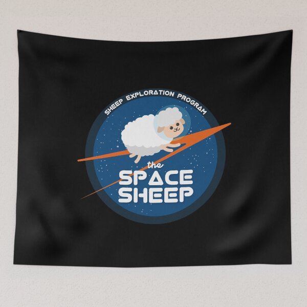 Item preview, Funny Space Sheep | Gift Ideas | Astronomy | Puns Jokes designed and sold by Fluffy-Vectors.