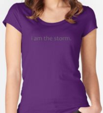 i am the storm Women's Fitted Scoop T-Shirt