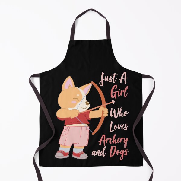 Item preview, Just A Girl Who Loves Archery and Dogs Gift design designed and sold by theodoros20.