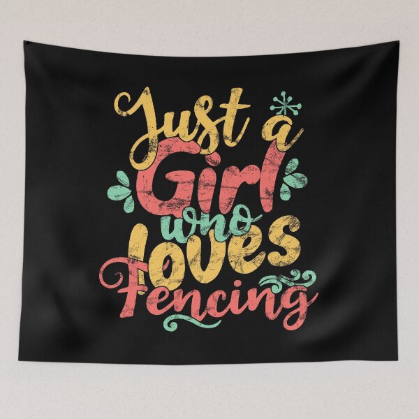 Item preview, Just A Girl Who Loves Fencing Gift product designed and sold by theodoros20.