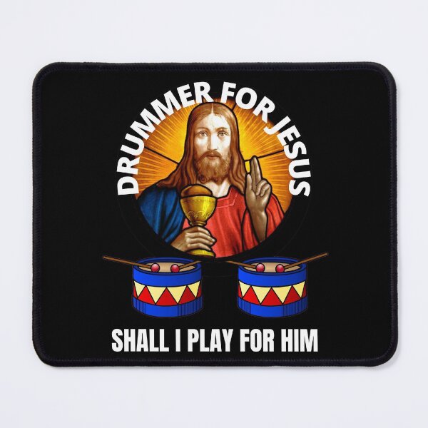 Item preview, Drummer For Jesus Shall I Play For Him Christian designed and sold by RGRamsey.