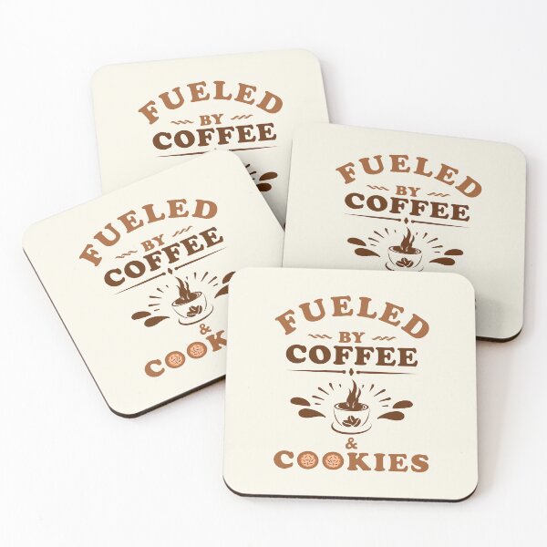 Item preview, Fueled by Coffee and Cookies designed and sold by likebakerdo.