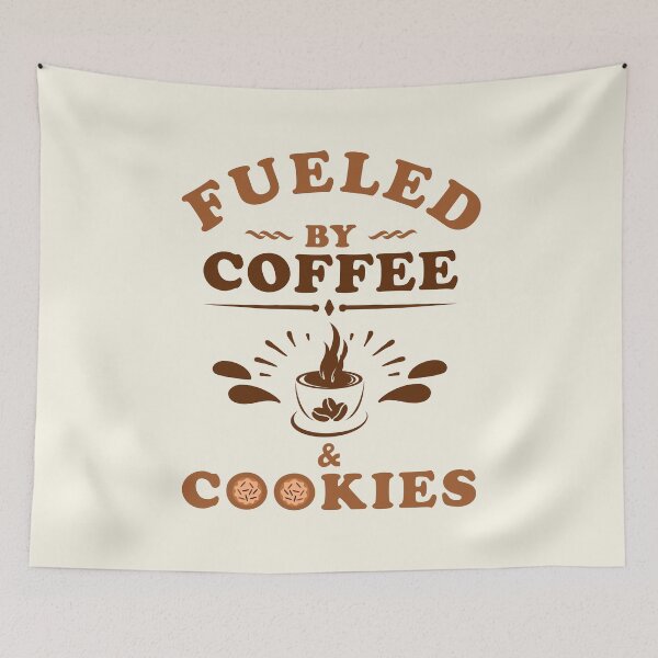 Item preview, Fueled by Coffee and Cookies designed and sold by likebakerdo.