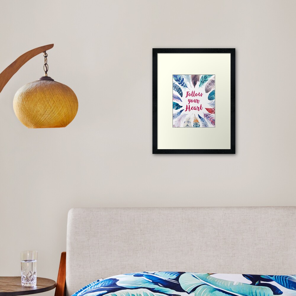 Vista previa del artículo con la obra «Lámina enmarcada», diseñado y vendido por weloveboho.