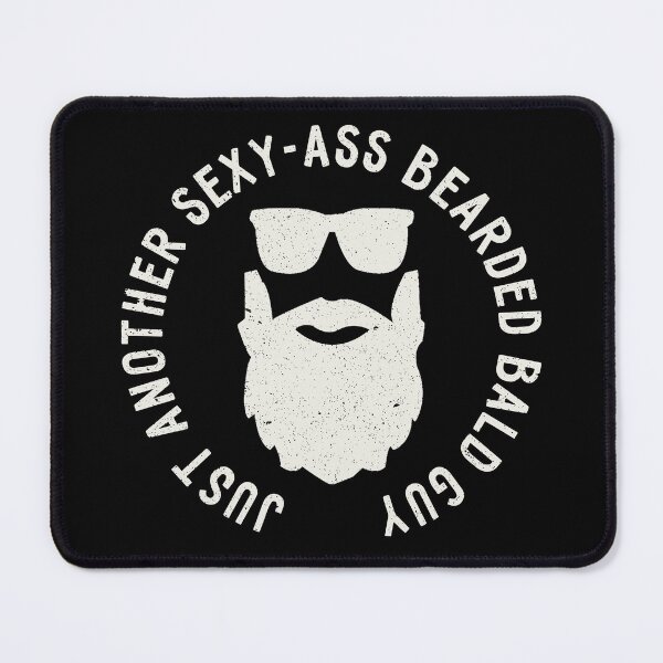 Item preview,  Bald man with a beard design.  just another sexy ass bearded bald guy. designed and sold by NobelFashion.