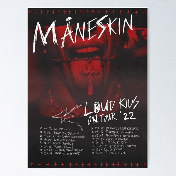 Item preview, Loud Kids On Tour '22 Måneskin designed and sold by shawnsfrankie.